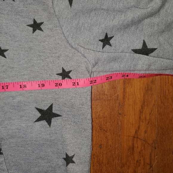 If It Were Me Gray Zip Up Star Hoodie - Picture 6 of 9
